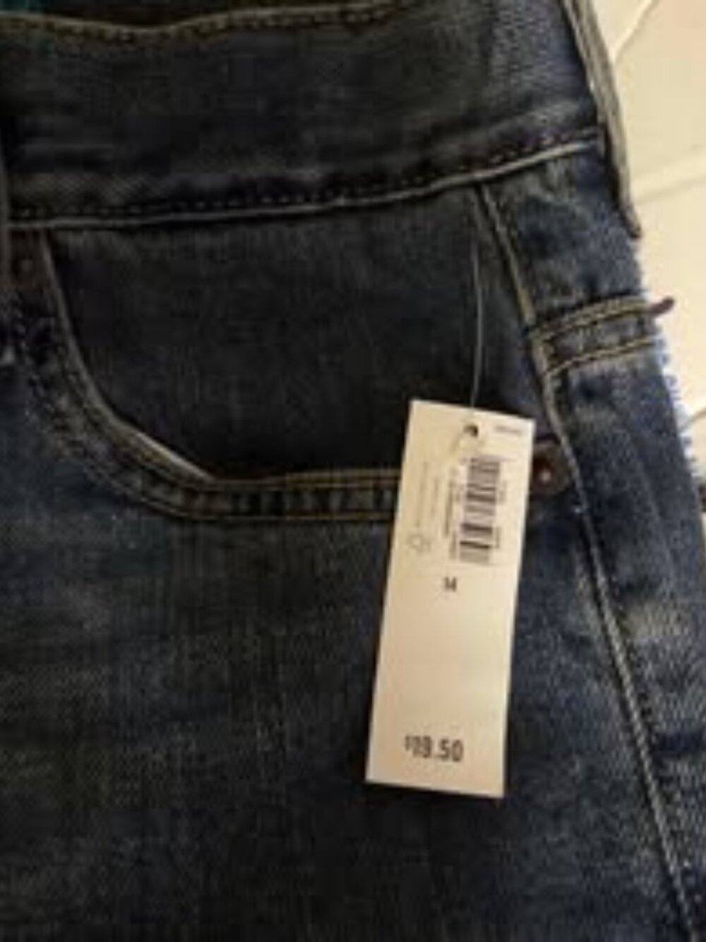old navy loose jeans kids size 14 (NWT)